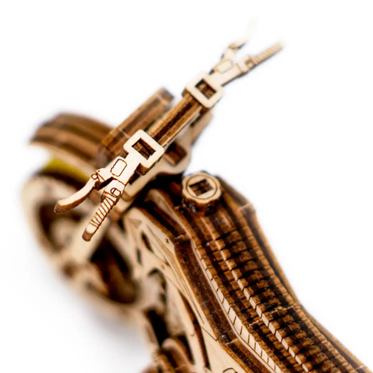 WR343 3D Wooden Motorbike Puzzle – Motocross - Image 3