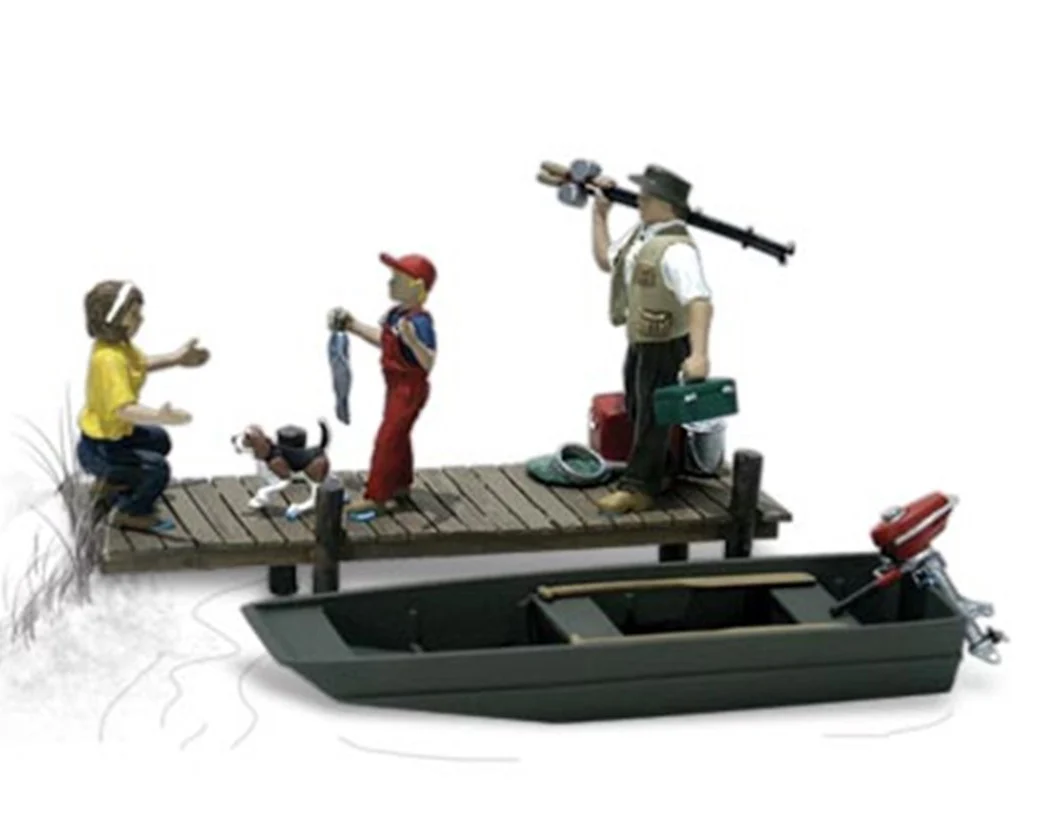 WA2756 A2756 Woodland Scenics - O Gauge Family Fishing