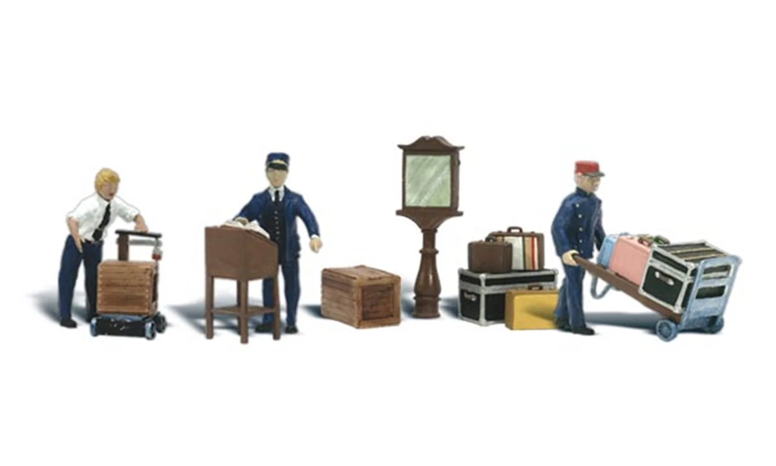 WA2757 A2757 Woodland Scenics - O Gauge Depot Workers & Accessories