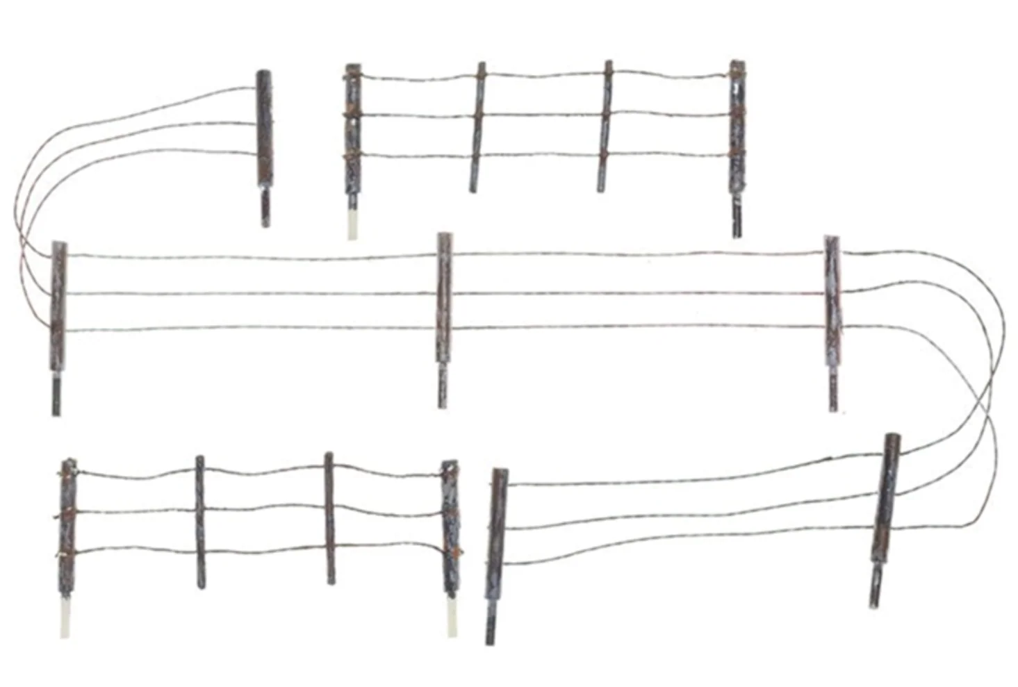 WA2990 A2990 N Barbed Wire Fence
