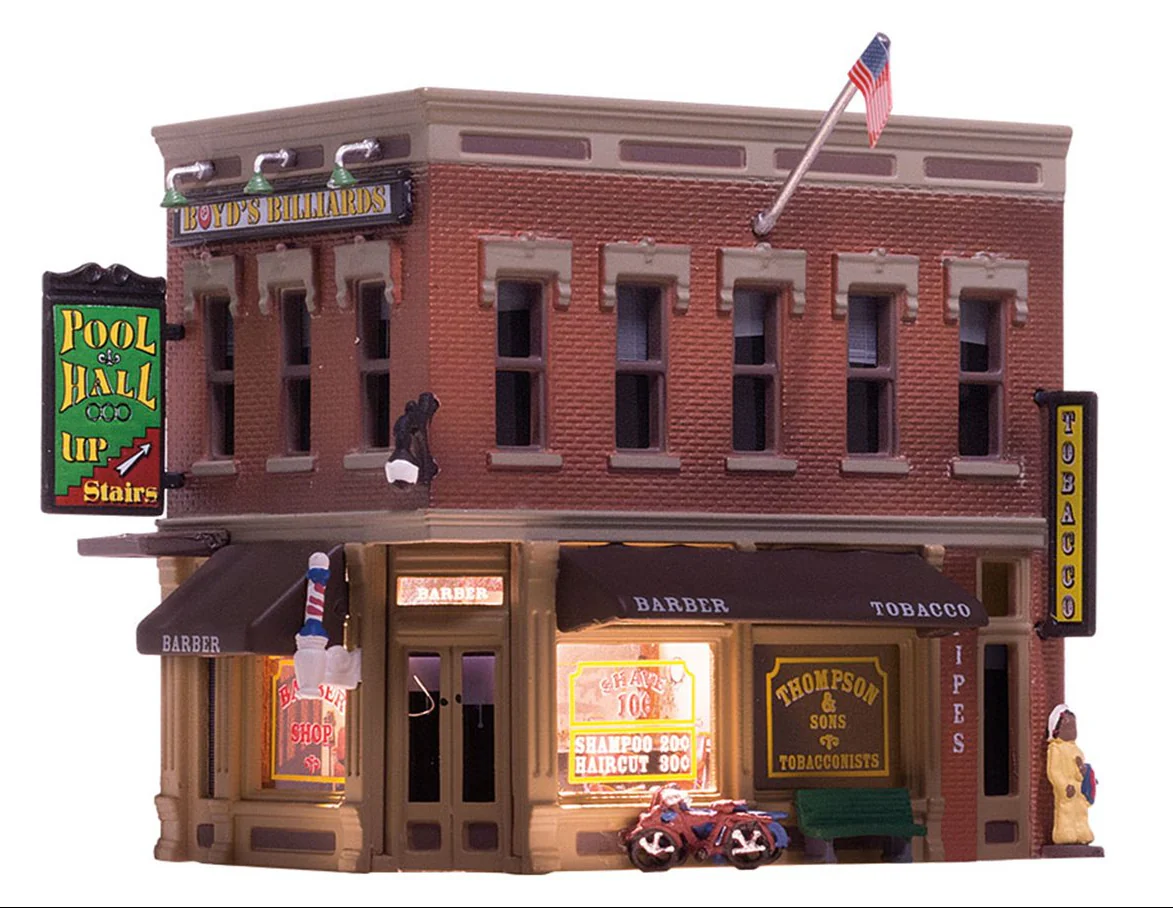 WBR4923 Woodland Scenics - N Gauge Buildings - Corner Emporium