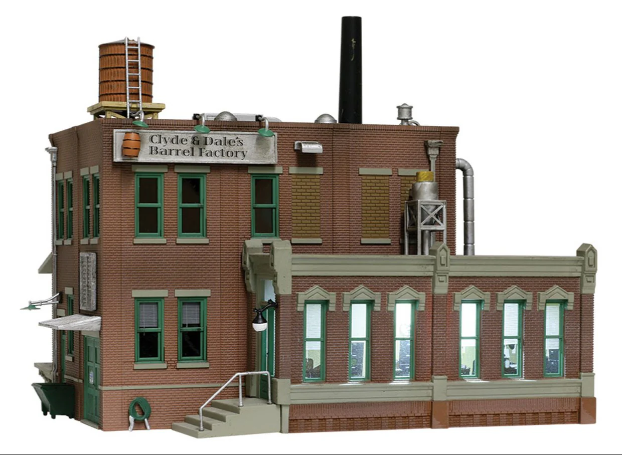 WBR4924 Woodland Scenics - N Gauge Buildings - Clyde & Dales Barrel Factory