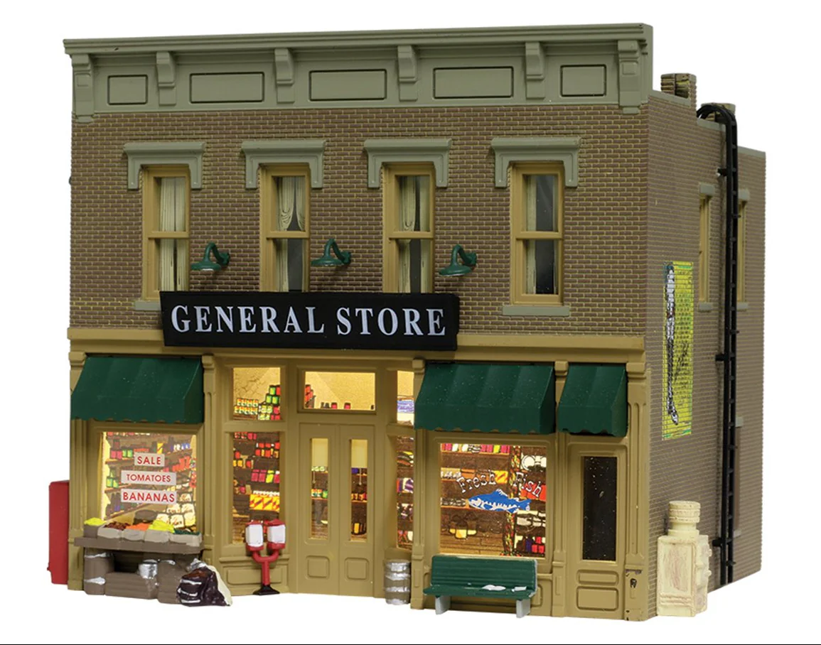 WBR4925 Woodland Scenics - N Gauge Buildings - Lubener's General Store