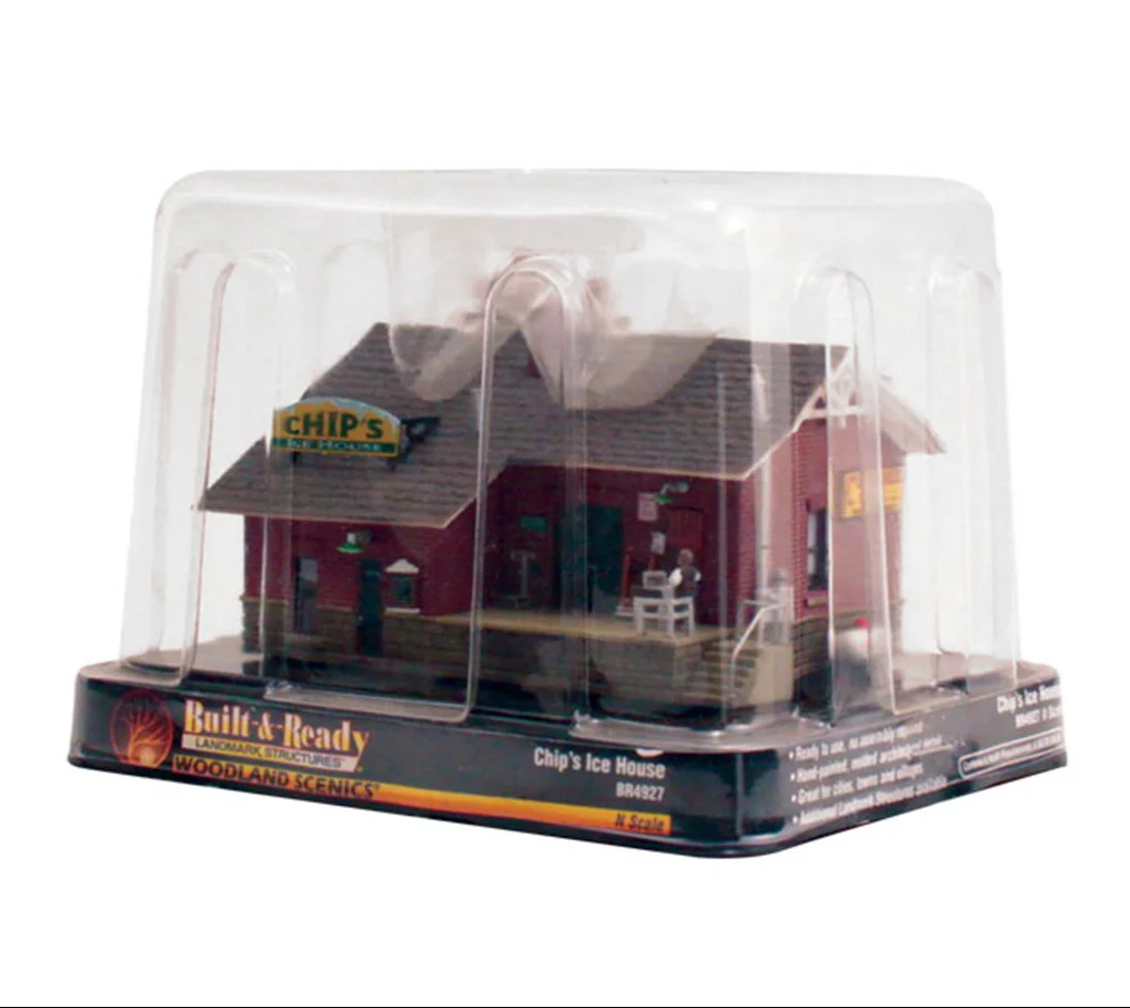 WBR4927 Woodland Scenics - N Gauge Buildings - Chip's Ice House - Image 4