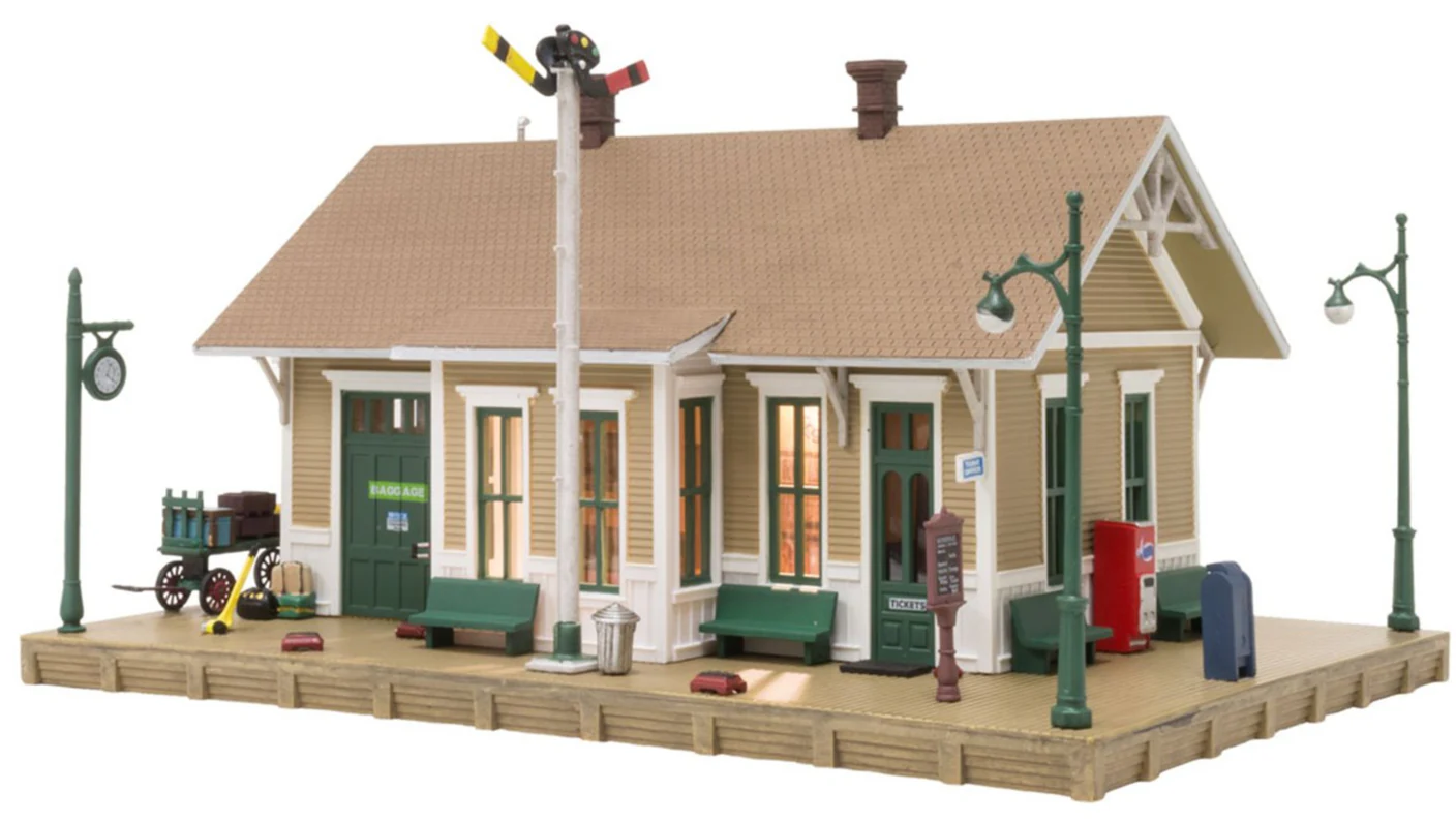 WBR4928 Woodland Scenics - N Gauge Buildings - Dansbury Depot