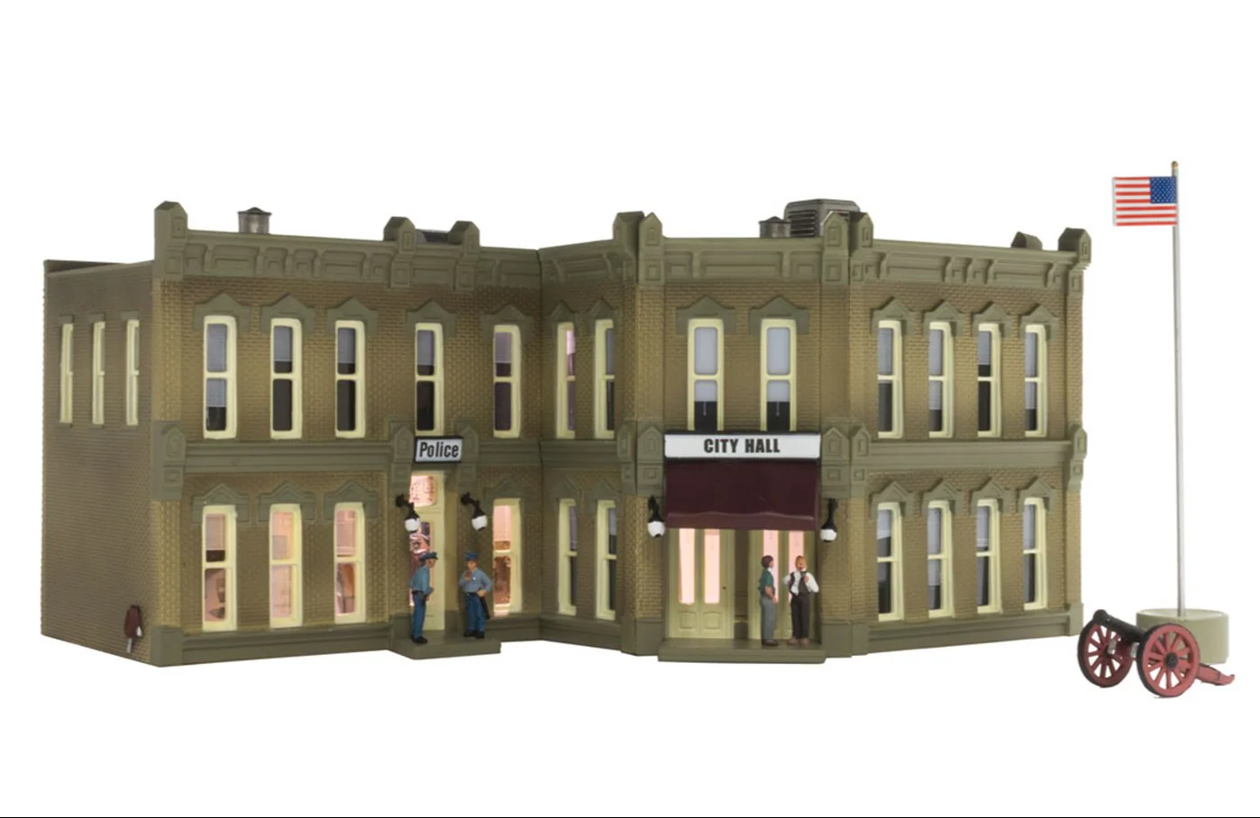 WBR4930 Woodland Scenics - N Gauge Buildings - Municipal Building