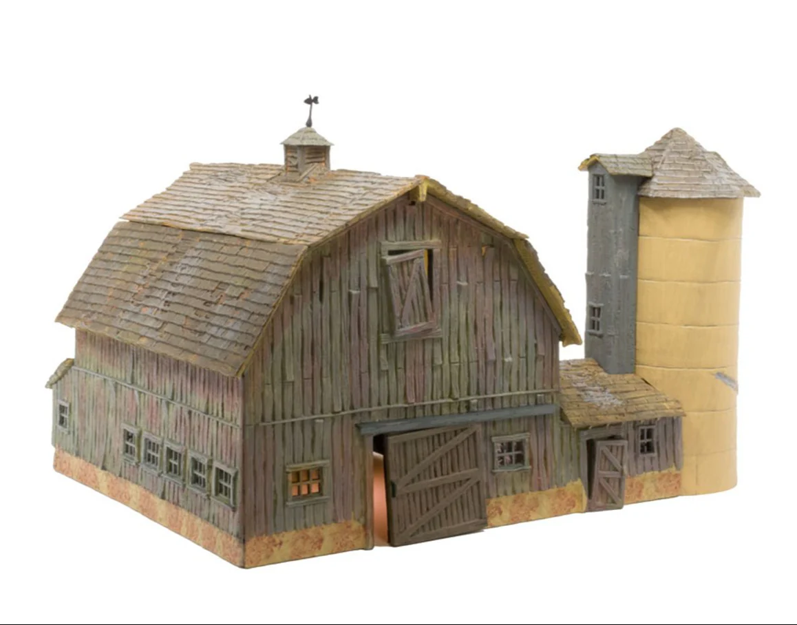 WBR4932 Woodland Scenics - N Gauge Buildings - Old Weathered Barn - Image 2