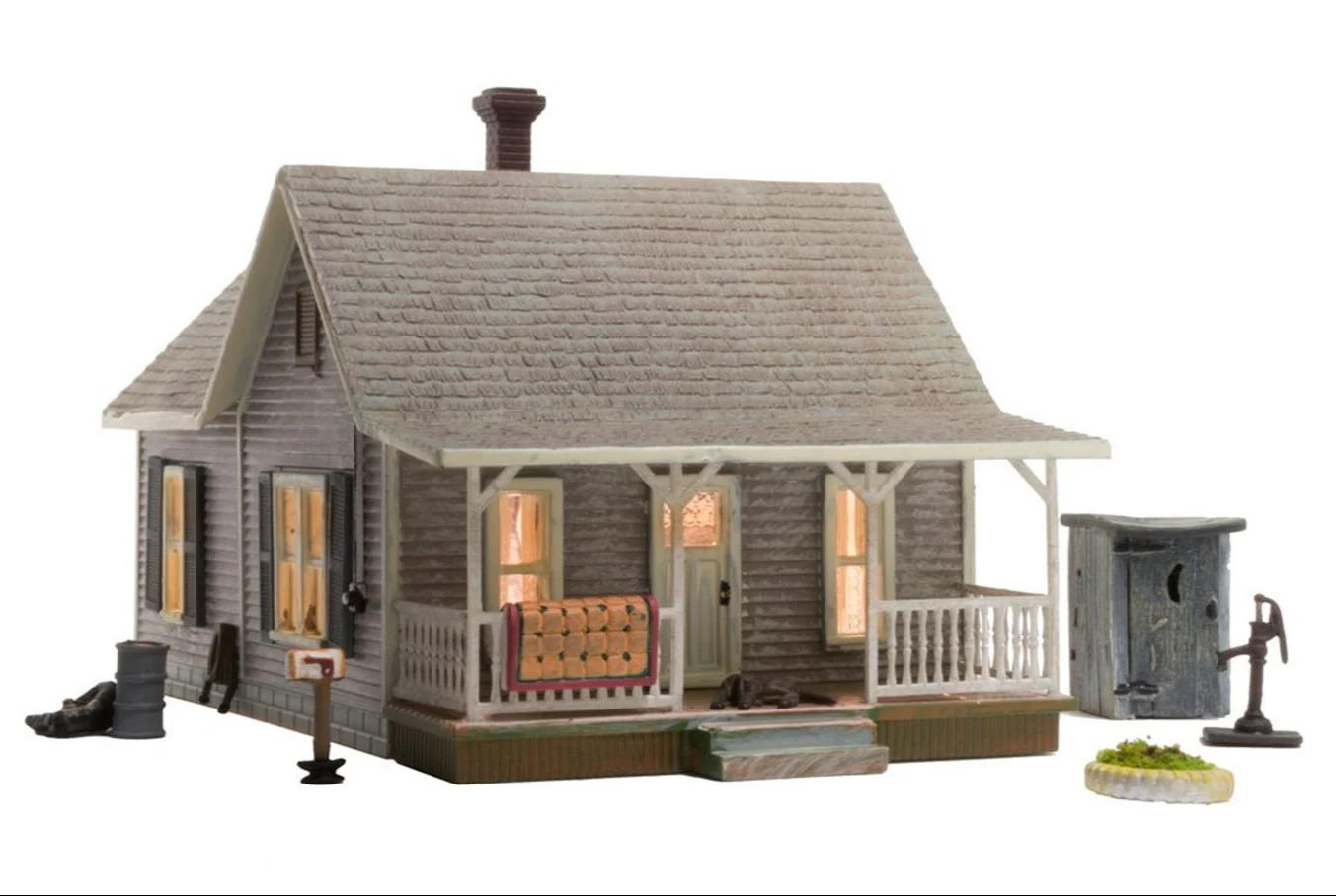 WBR4933 Woodland Scenics - N Gauge Buildings - Old Homestead