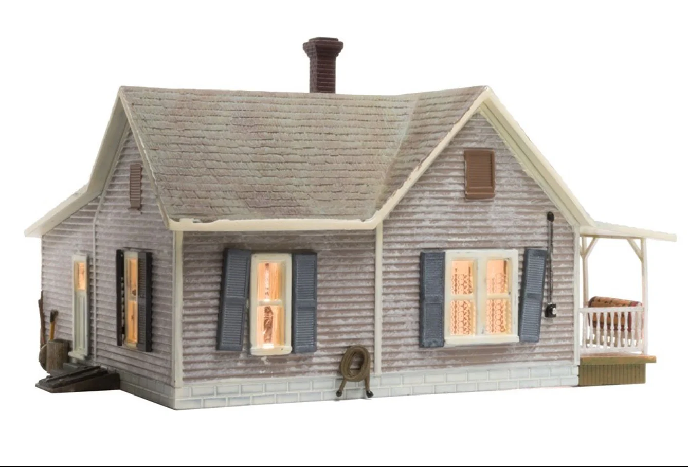 WBR4933 Woodland Scenics - N Gauge Buildings - Old Homestead - Image 2
