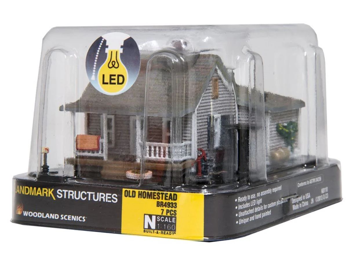 WBR4933 Woodland Scenics - N Gauge Buildings - Old Homestead - Image 5