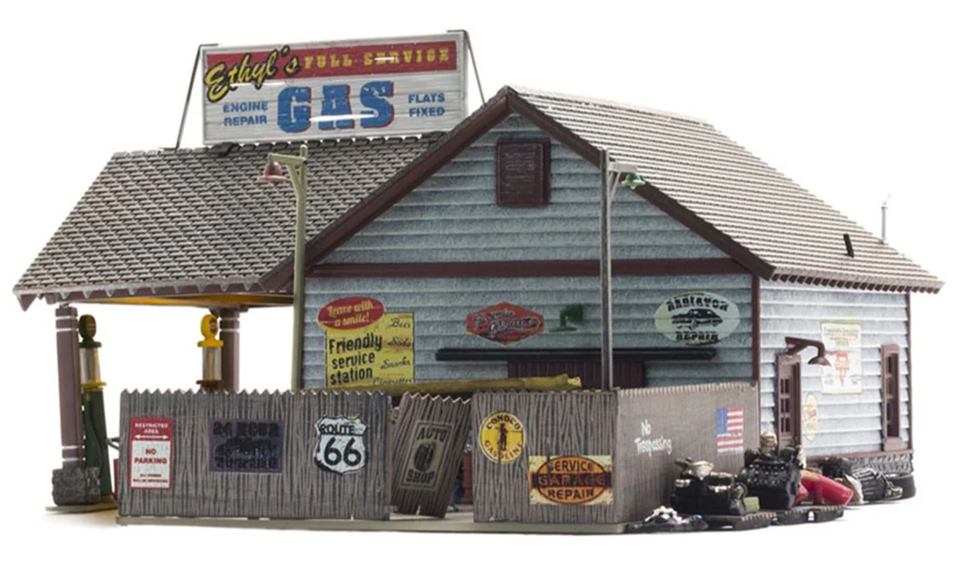 WBR4935 BR4935 Woodland Scenics - N Gauge Buildings - Ethyl's Gas & Service - Image 2