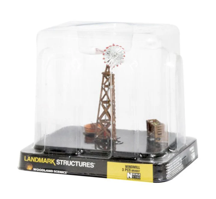 WBR4937 BR4937 Woodland Scenics - N Gauge Buildings - Windmill - Image 4