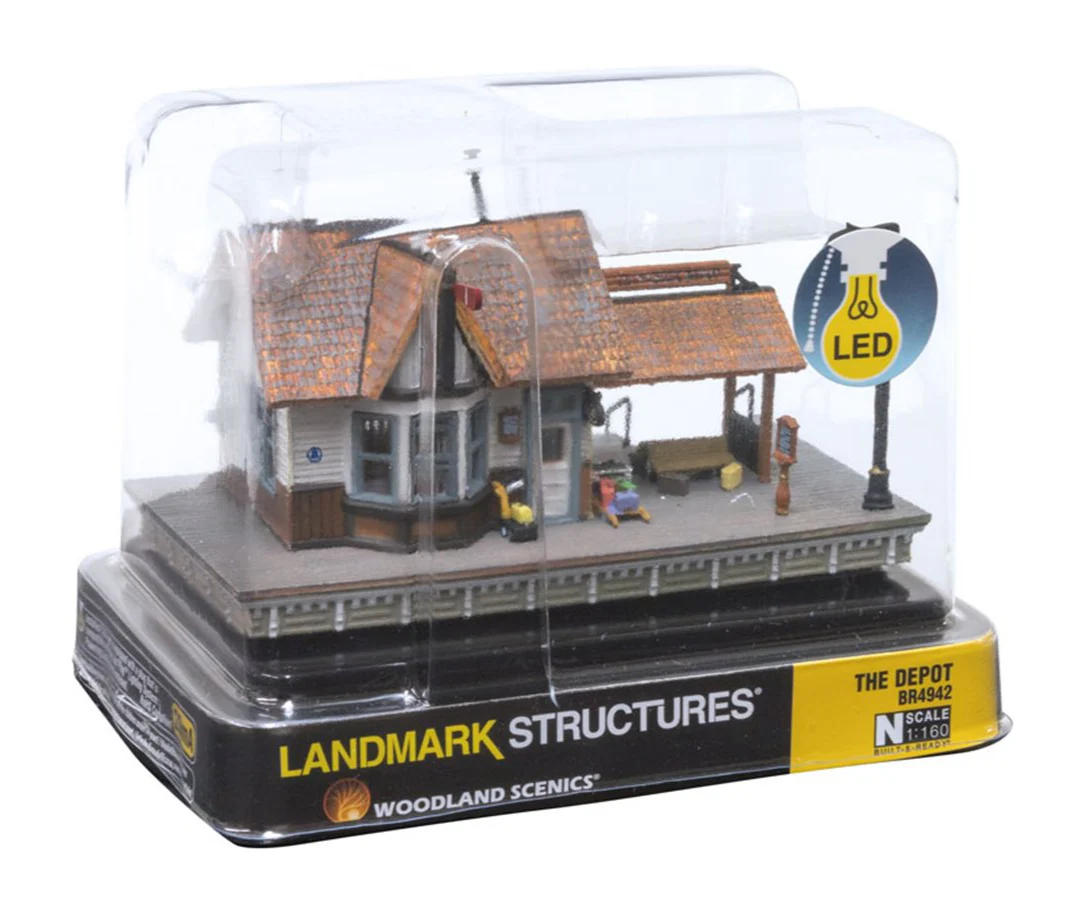 WBR4942 BR4942 Woodland Scenics - N Gauge Buildings - The Depot - Image 5