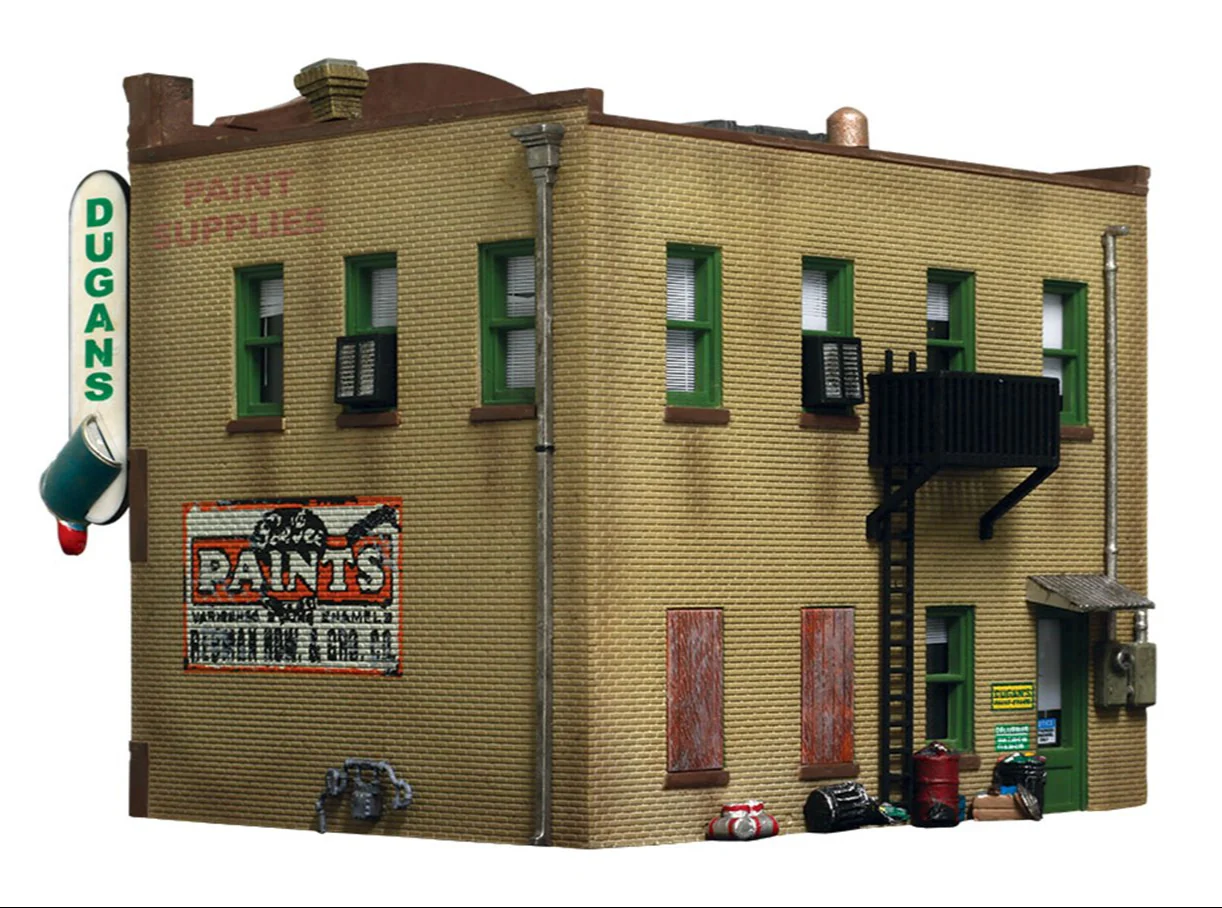 WBR4943 BR4943 Woodland Scenics - N Gauge Buildings - Dugan's Paint Store - Image 2