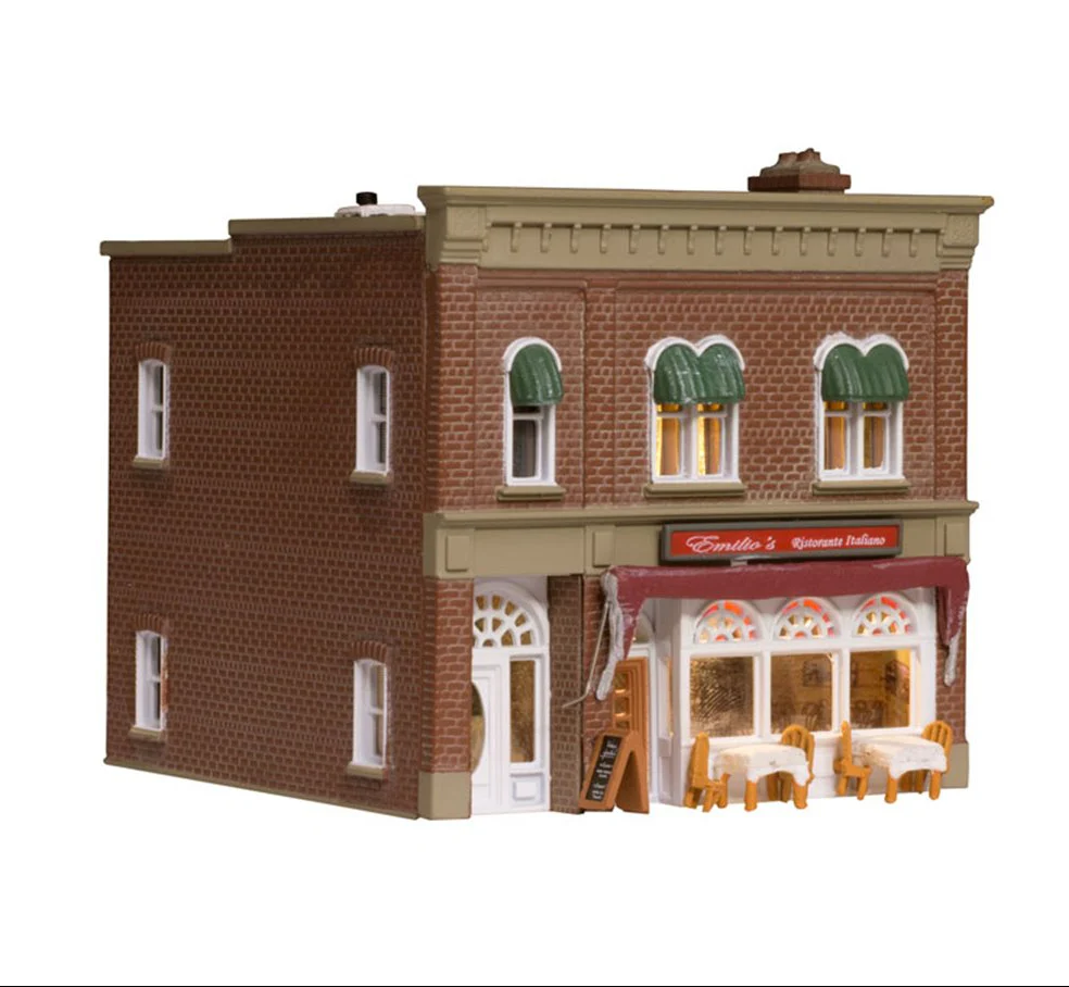 WBR4945 BR4945 Woodland Scenics - N Gauge Buildings - Emilio's Italian Restaurant - Image 2