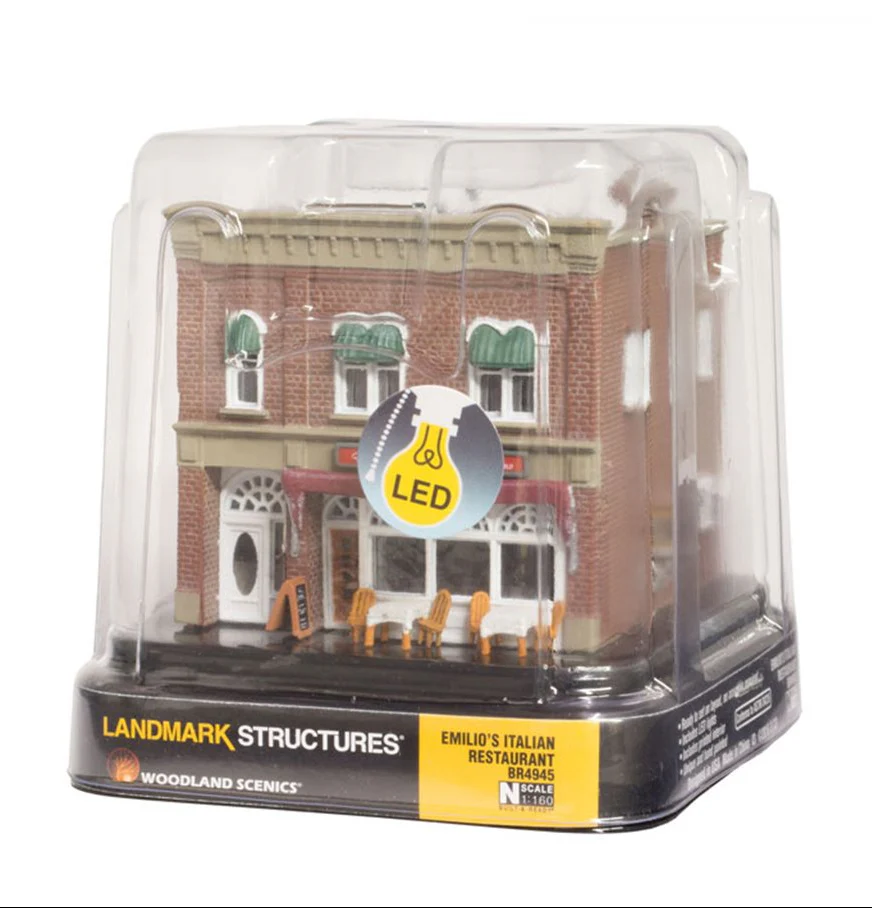 WBR4945 BR4945 Woodland Scenics - N Gauge Buildings - Emilio's Italian Restaurant - Image 5