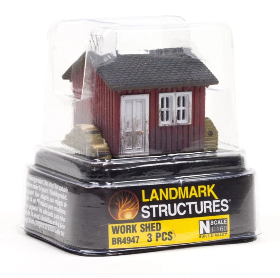 WBR4947 BR4947 Woodland Scenics - N Gauge Buildings - Work Shed - Image 4