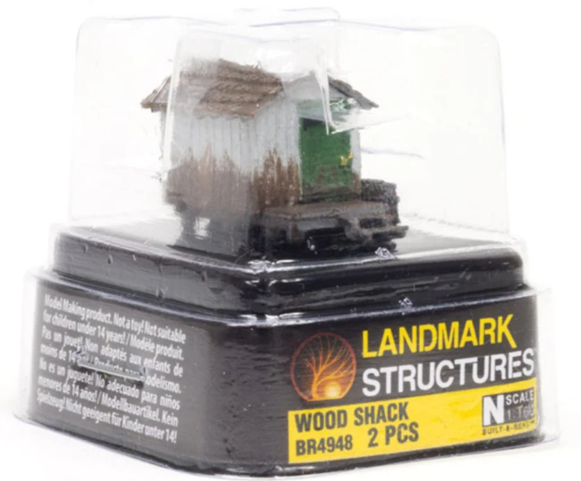 WBR4948 BR4948 Woodland Scenics - N Gauge Buildings - Wood Shack - Image 4