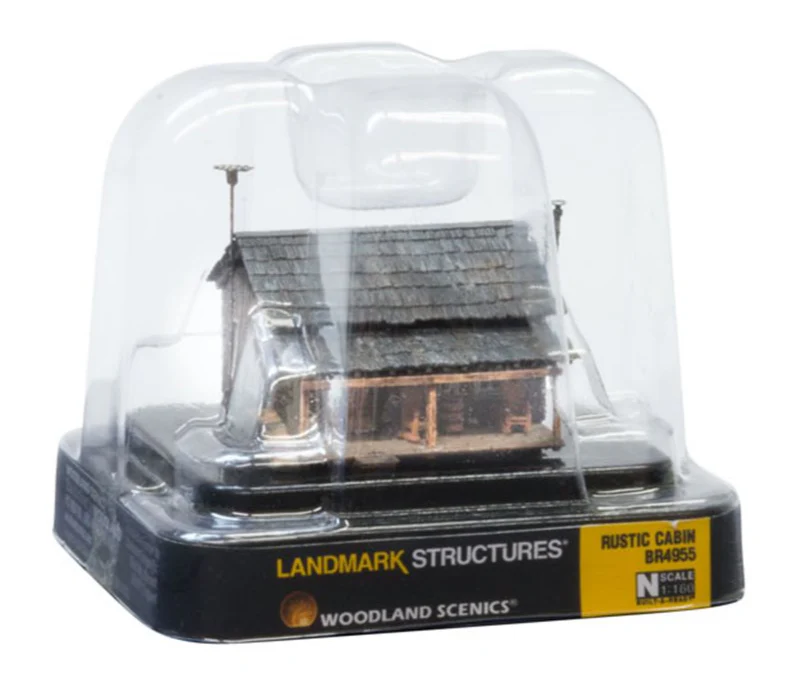 WBR4955 BR4955 Woodland Scenics - N Gauge Buildings - Rustic Cabin - Image 4