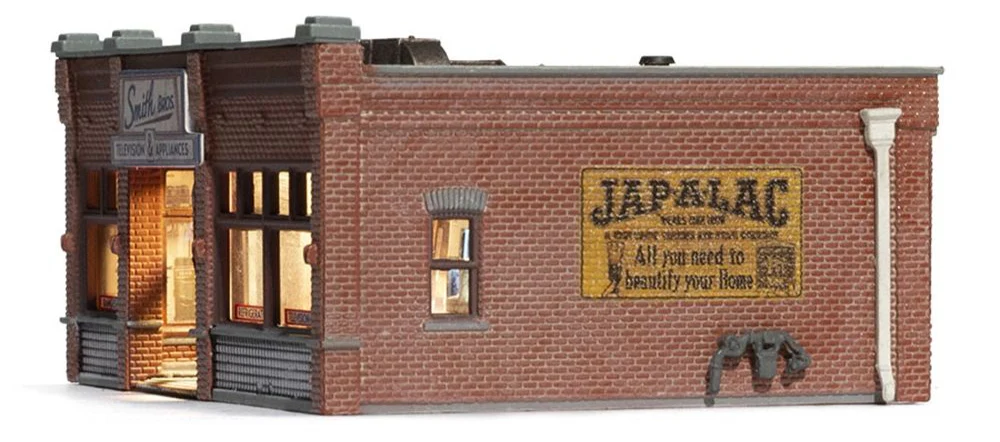 WBR4959 Woodland Scenics - N Gauge Buildings - Smith Brothers TV & Appliance - Image 4
