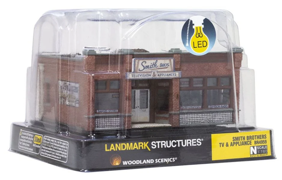 WBR4959 Woodland Scenics - N Gauge Buildings - Smith Brothers TV & Appliance - Image 7
