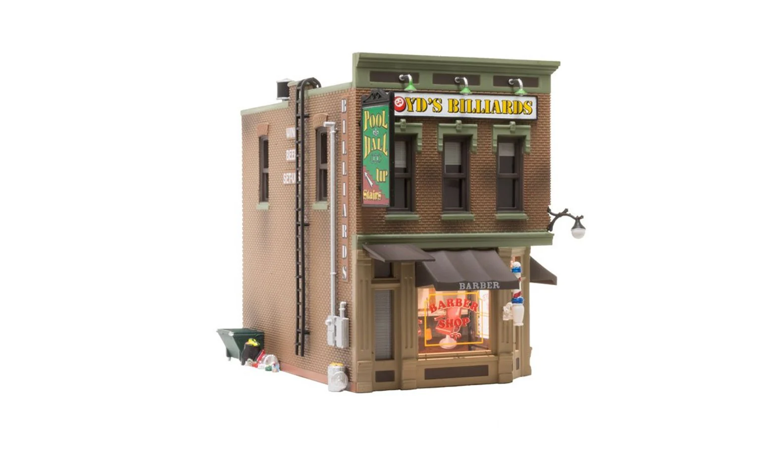 WBR5024 BR5024 Woodland Scenics - HO Scale Buildings - Corner Emporium - Image 2