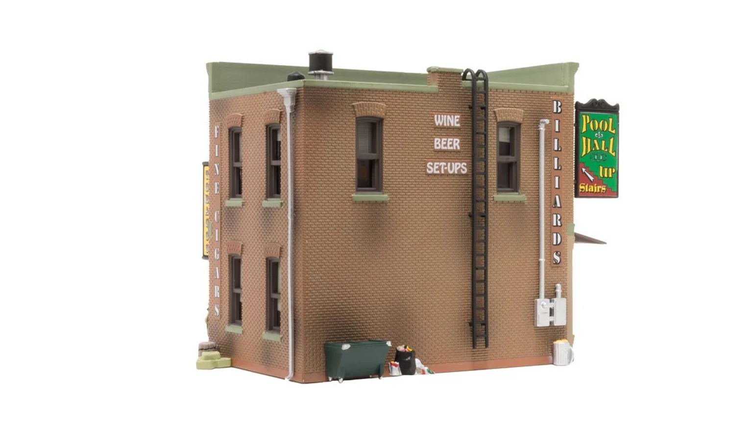 WBR5024 BR5024 Woodland Scenics - HO Scale Buildings - Corner Emporium - Image 3