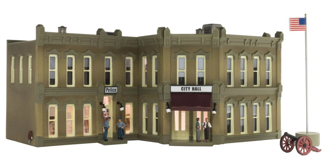 WBR5030 BR5030 Woodland Scenics - Municipal Building - HO Scale