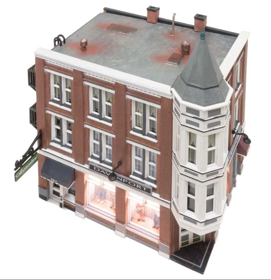 WBR5039 BR5039 Woodland Scenics - HO Scale Buildings - Davenport Department Store - Image 4
