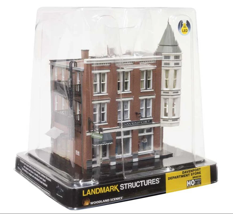 WBR5039 BR5039 Woodland Scenics - HO Scale Buildings - Davenport Department Store - Image 6