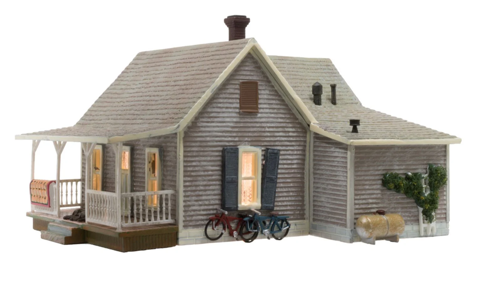 WBR5040 BR5040 Woodland Scenics - HO Scale Buildings - Old Homestead - Image 2