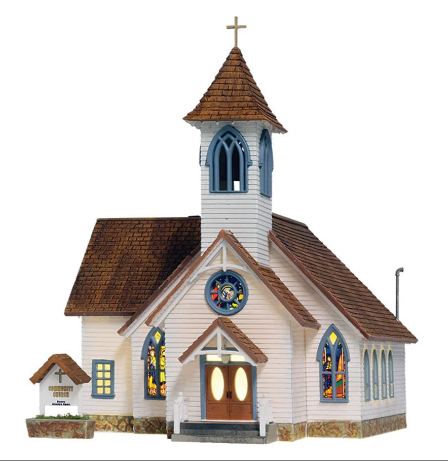 WBR5041 BR5041 Woodland Scenics - HO Scale Buildings - Community Church