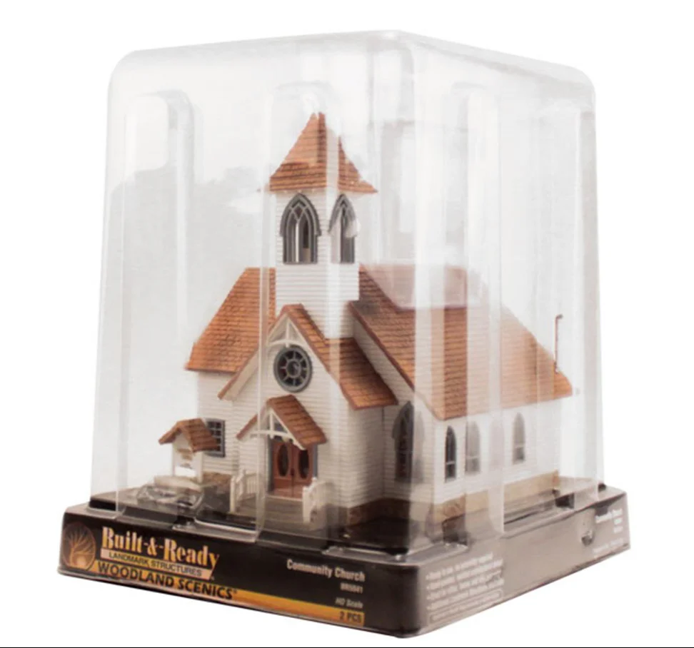 WBR5041 BR5041 Woodland Scenics - HO Scale Buildings - Community Church - Image 5