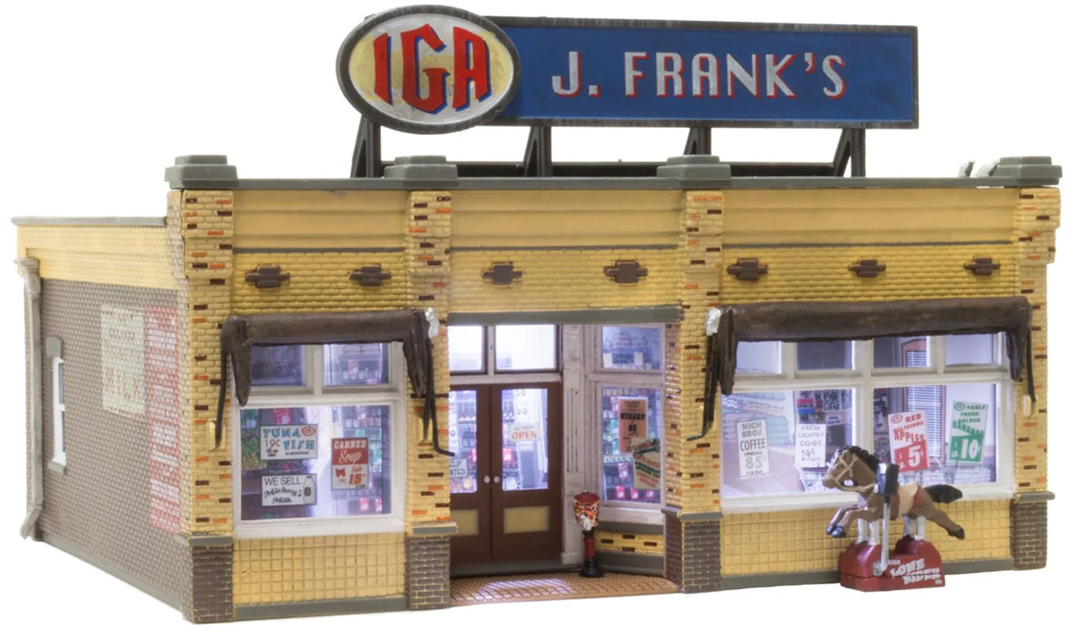 WBR5050 Woodland Scenics - HO Scale Buildings - J. Frank's Grocery