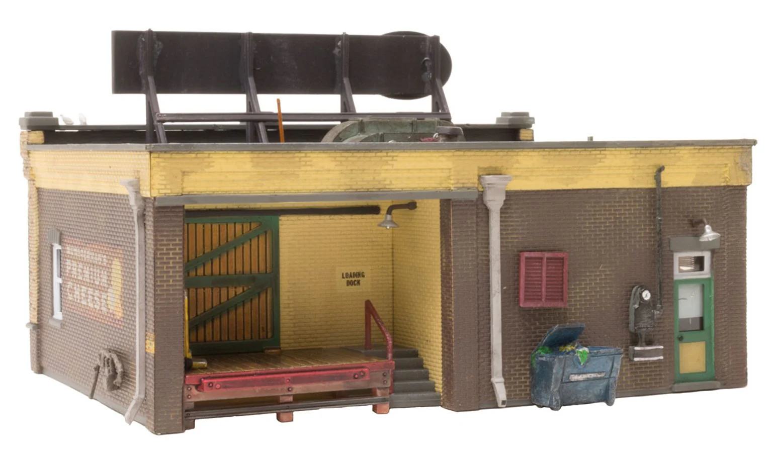 WBR5050 Woodland Scenics - HO Scale Buildings - J. Frank's Grocery - Image 2