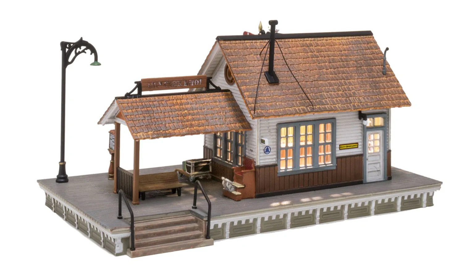 WBR5052 BR5052 Woodland Scenics - HO Scale Buildings - The Depot - Image 2