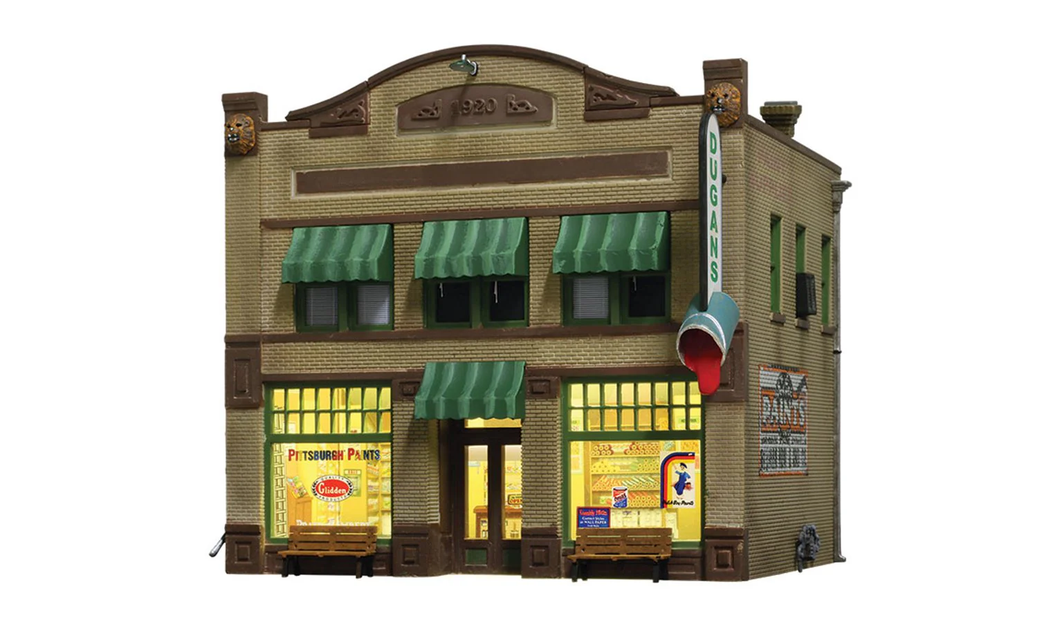 WBR5053 BR5053 Woodland Scenics - HO Scale Buildings - Dugan's Paint Store