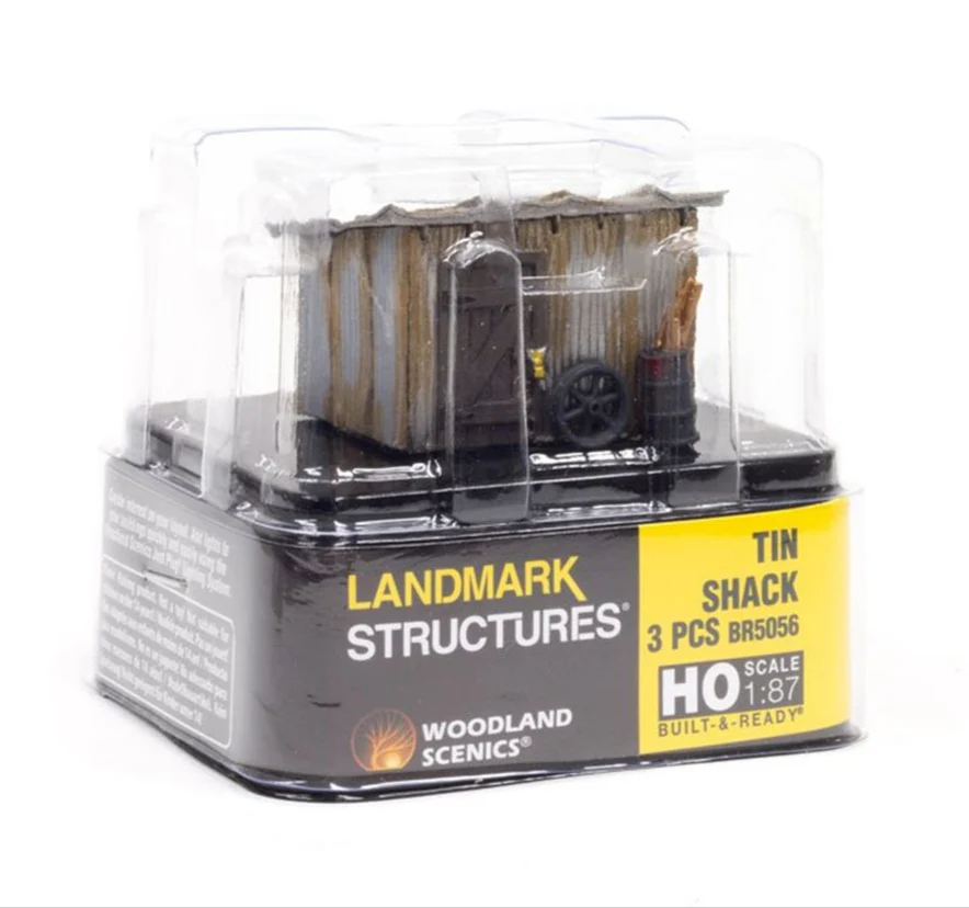 WBR5056 BR5056 Woodland Scenics - HO Scale Buildings - Tin Shack - Image 4