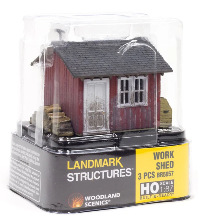 WBR5057 BR5057 Woodland Scenics - HO Scale Buildings - Work Shed - Image 4