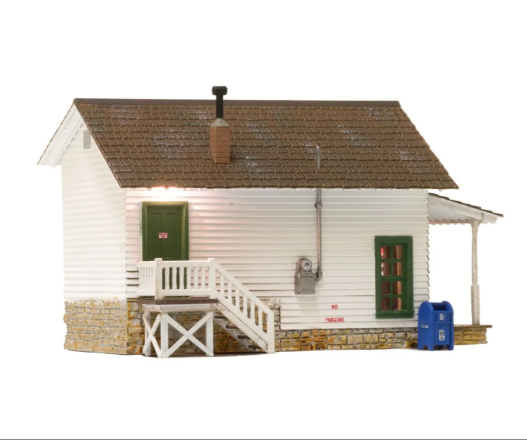 WBR5063 BR5063 Woodland Scenics - HO Scale Buildings - Post Office - Image 2