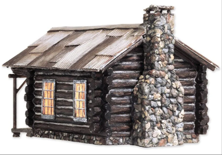 WBR5071 Woodland Scenics - HO Scale Buildings - Cozy Cabin