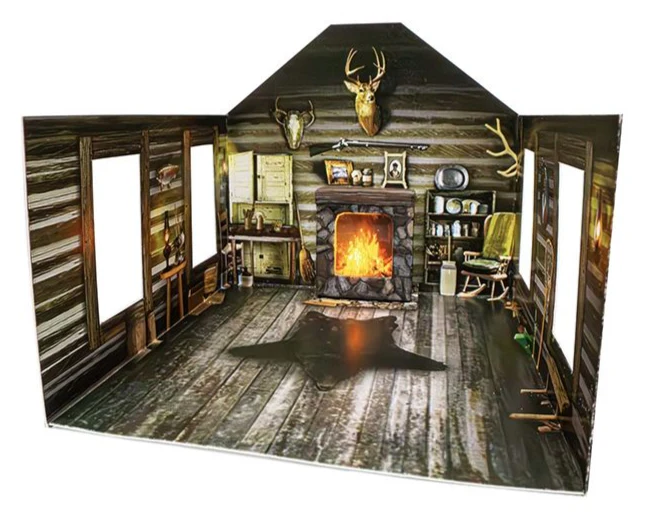 WBR5071 Woodland Scenics - HO Scale Buildings - Cozy Cabin - Image 2