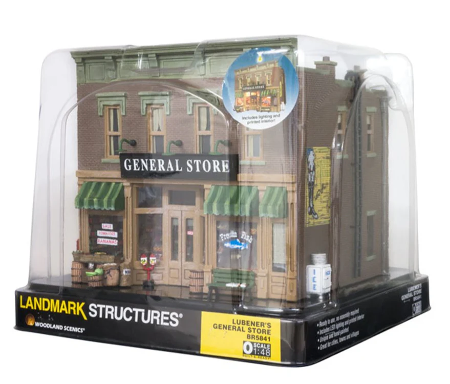 WBR5841 BR5841 Woodland Scenics - O Gauge Buildings - Lubener's General Store - Image 5