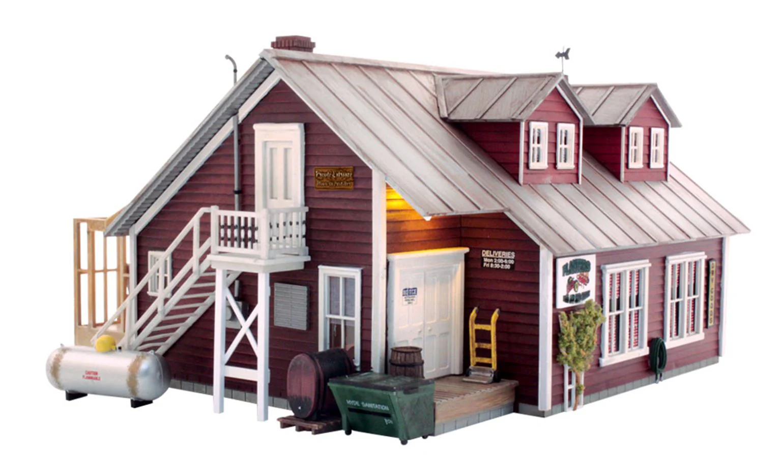 WBR5845 BR5845 Woodland Scenics - O Gauge Buildings - Country Store Expansion - Image 3