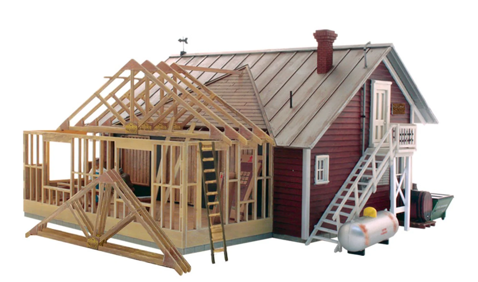 WBR5845 BR5845 Woodland Scenics - O Gauge Buildings - Country Store Expansion - Image 4