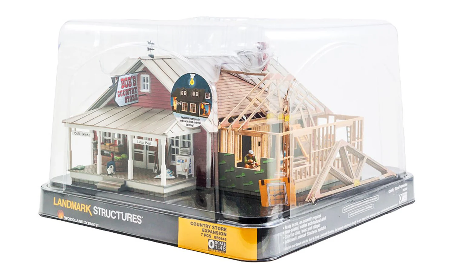 WBR5845 BR5845 Woodland Scenics - O Gauge Buildings - Country Store Expansion - Image 7