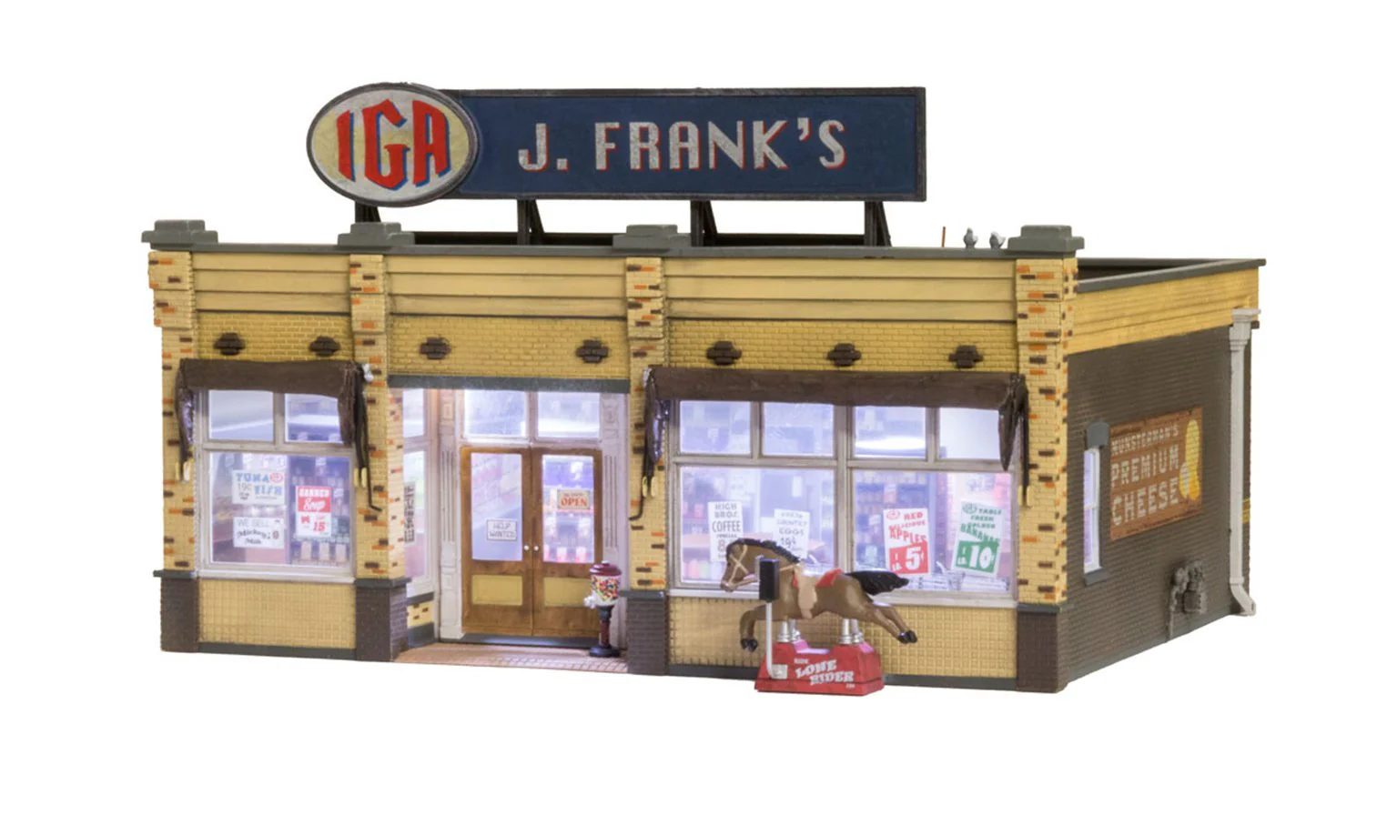 WBR5851 BR5851 Woodland Scenics - O Gauge Buildings - J. Frank's Grocery