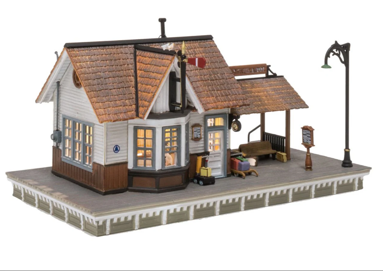 WBR5852 BR5852 Woodland Scenics - O Gauge Buildings - The Depot