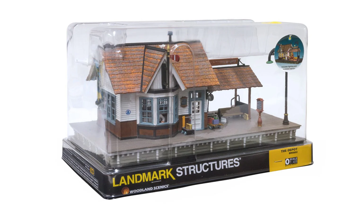 WBR5852 BR5852 Woodland Scenics - O Gauge Buildings - The Depot - Image 6