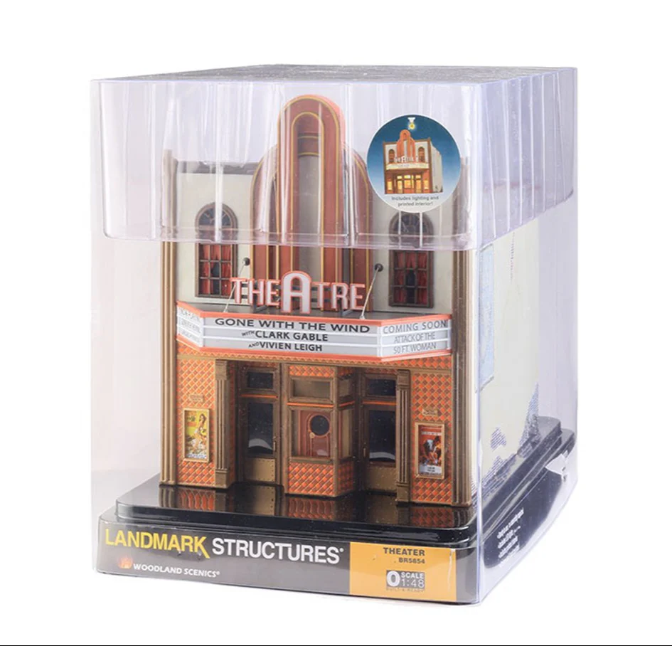 WBR5854 BR5854 Woodland Scenics - O Gauge Buildings - Theater - Image 5